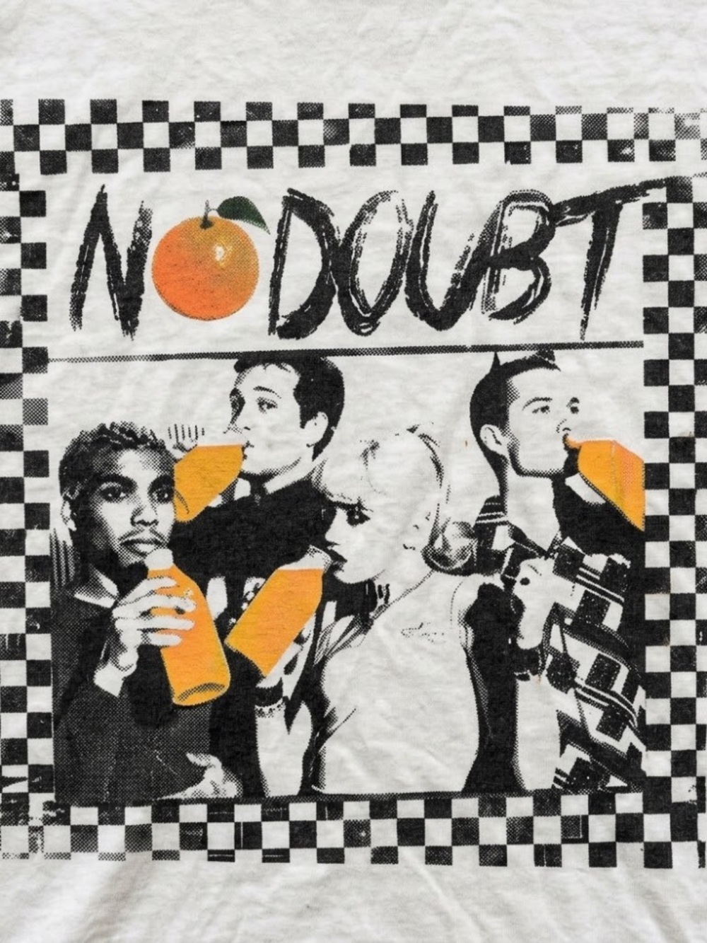 No Doubt Band Tee with Orange Graphic - Picture 3 of 4